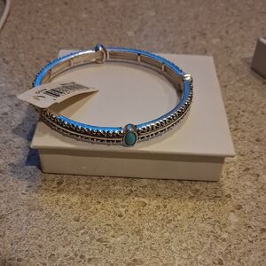 Silver and Turquoise Bracelet